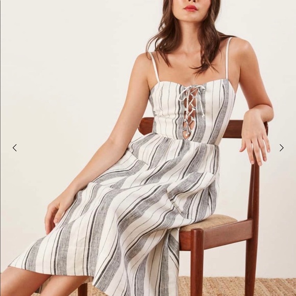 Reformation Ellen Dress Size 8 NWT - Picture 3 of 4